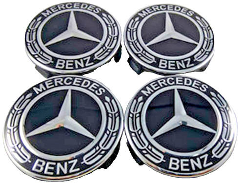 Mercedes black alloy - 4x,