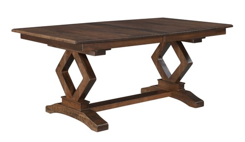 Solid wood trestle dining - wood,