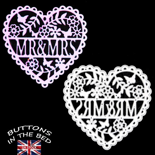 Mrs heart metal cutting - &,