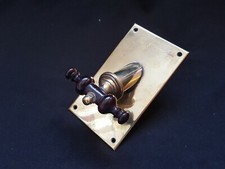 One St Julien Hand Crafted Brass & Ebony Victorian Servants Pull Bell (EER463) 
