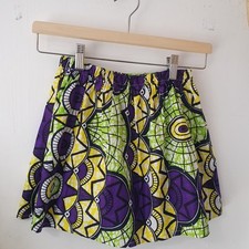 Girls African print flared