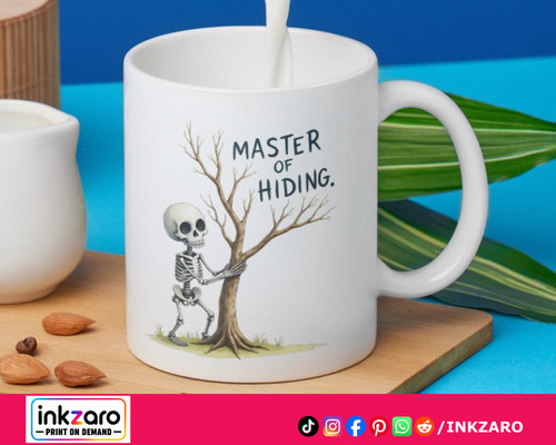 Skeleton coffee mug - coffee, gothic