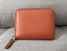 Smythson Zip Around Leather Purse