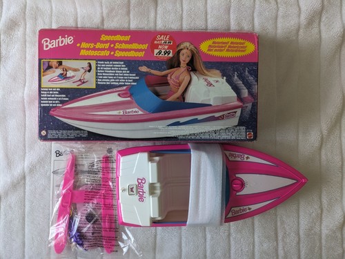 Barbie speed boat 1999 vintage - barbie,