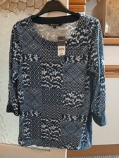 Bon Marche Cotton Blue & White