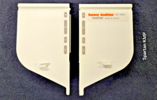 BROTHER KNITTING MACHINE PLASTIC HOME KNITTER KX350 NEEDLE BED END PLATES L/R