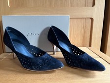 Jigsaw Amber Perforated Heels