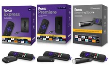 Roku HD TV Streaming  Media Player Stick HDMI Express / Premiere 4K HDR / Stick+