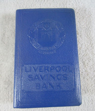 Lovely Vintage Liverpool Trustee Savings Bank Blue Book Style Money Box Bank