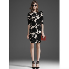 Reiss Lavine Floral Wool Blend