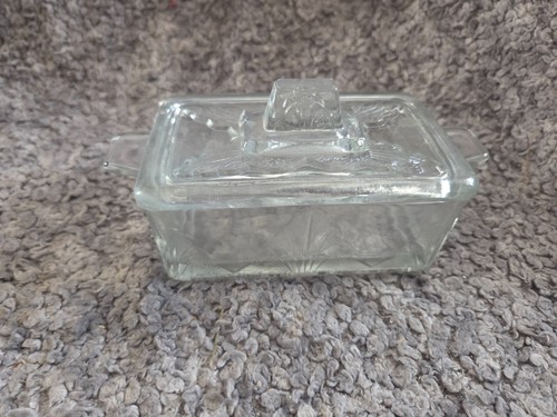Vintage art deco pressed - art, glass