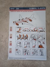 Airline safety cards