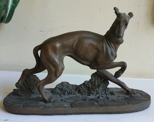 Metal brass statue - metal,