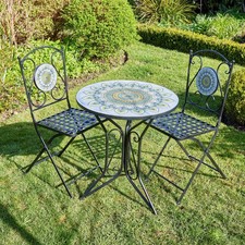 Bistro table set blue - bistro,