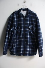 Mens Fleece Lined Check Fleece