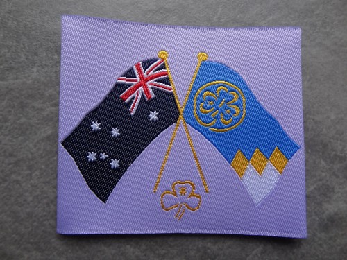 Australian girl guides - girl, silk
