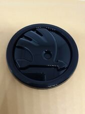 Skoda 100mm Gloss Black Badge Top Quality 