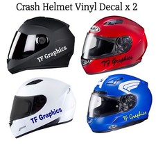 Personalised Crash Hat Vinyl