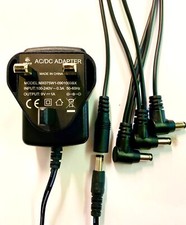 9v 1amp DC Pwr supply, 3 way