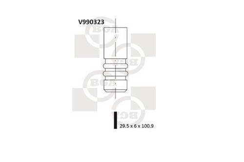 Inlet valve for - vw, lupo