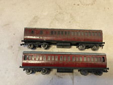 2 x Hornby Dublo Maroon