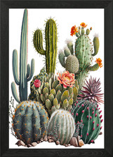 Cactus Garden Watercolor 3