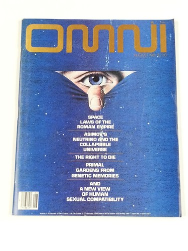Vintage omni magazine august - omni,