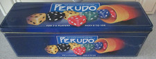 PERUDO IN A TIN - DICE GAME OF THE ANDES (Missing cloth bag)