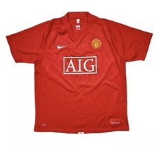 2007/09 Manchester United Home Shirt - XL
