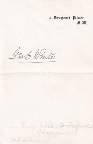 Letter signed sir - letter,