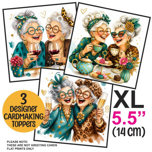 Card toppers for - card,