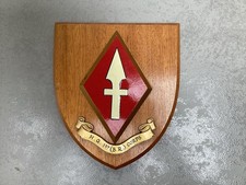 Military shield wall - wall, plaque