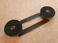 Specialized Supacaz Super Sticky Kush Black Bar Tape with ANO Bar Ends RRP £33