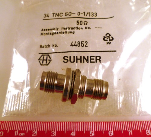 Suhner tnc 133 - 34, ohm