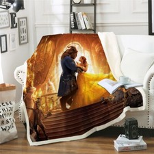 Beauty and the Beast Blanket