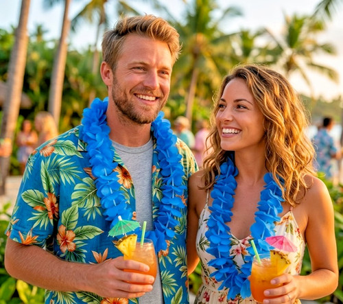 Hawaiian lei flower garland - lei,