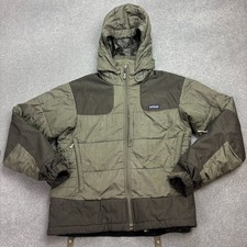 Patagonia Jacket Adult Medium Green Rubicon Rider Puffer Insulated Bomber Men*