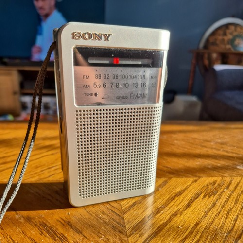 Silver sony icf s22 portable - silver, icf-s22