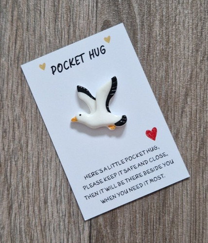 Seagull bird pocket - seagull,