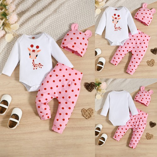 3pcs newborn baby - newborn, girl