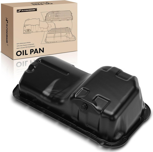 Engine oil pan sump with - oil, drain