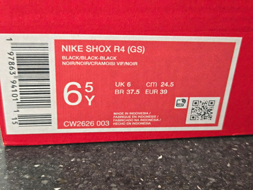 Nike shox black - nike, (gs)