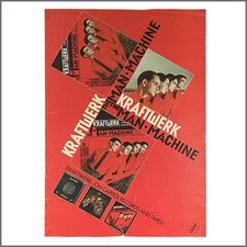 Kraftwerk The Man Machine 1978 Capitol Records Promotional Poster (UK)
