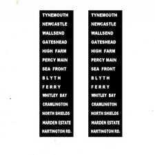 MODEL BUS TRANSFERS 1/76th 2