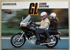 HONDA GL500DX Silver Wing Motorcycle Sales Brochure Poster c1982   2C0108