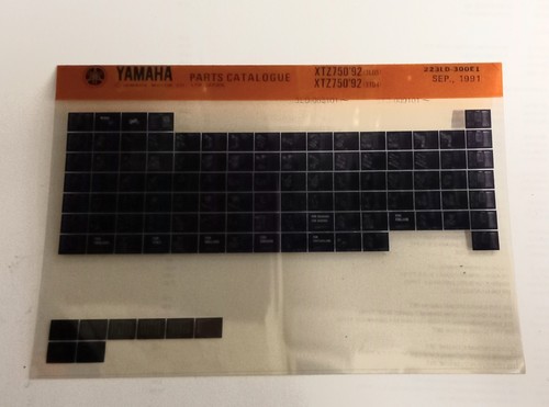 Yamaha xtz 750 - yamaha, 3ld5/3td4