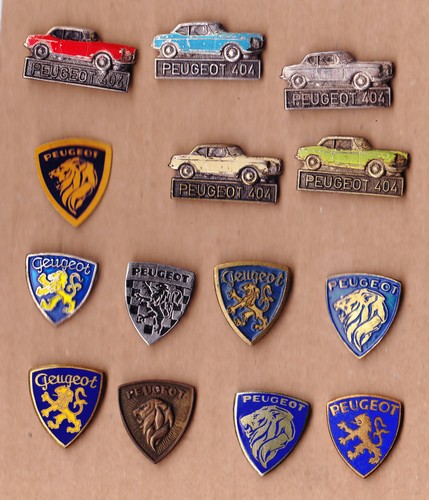 Vintage peugeot logo pin - vintage,