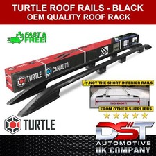 ROOF RACK RAILS BLACK FOR