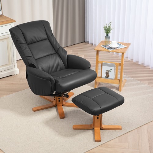 Homcom recliner armchair with - homcom,