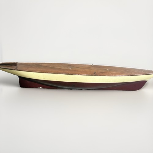 Vintage wood pond - pond, yacht